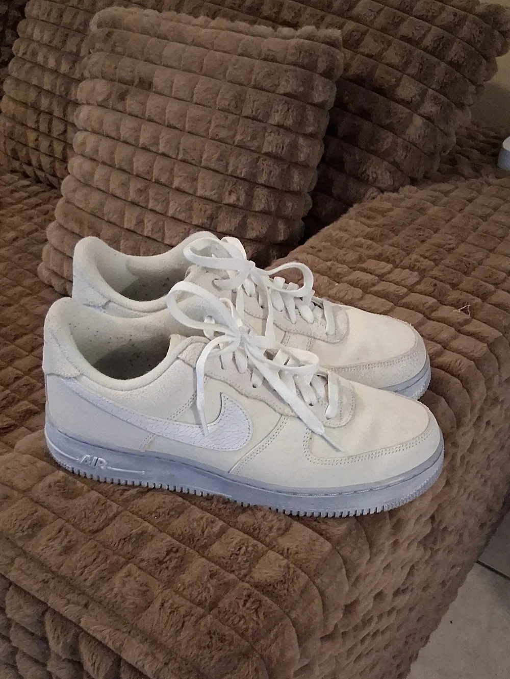 Nike White Low-Top Swoosh Sneakers